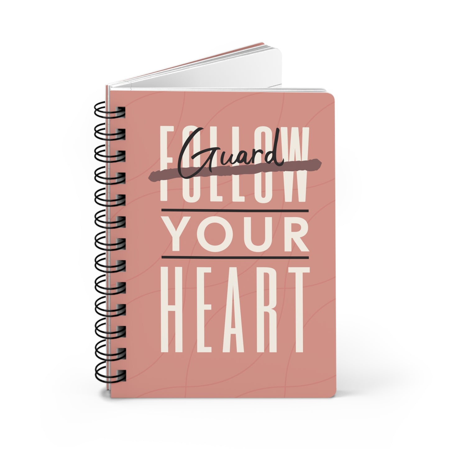 Guard Your Heard Spiral Bound Notebook