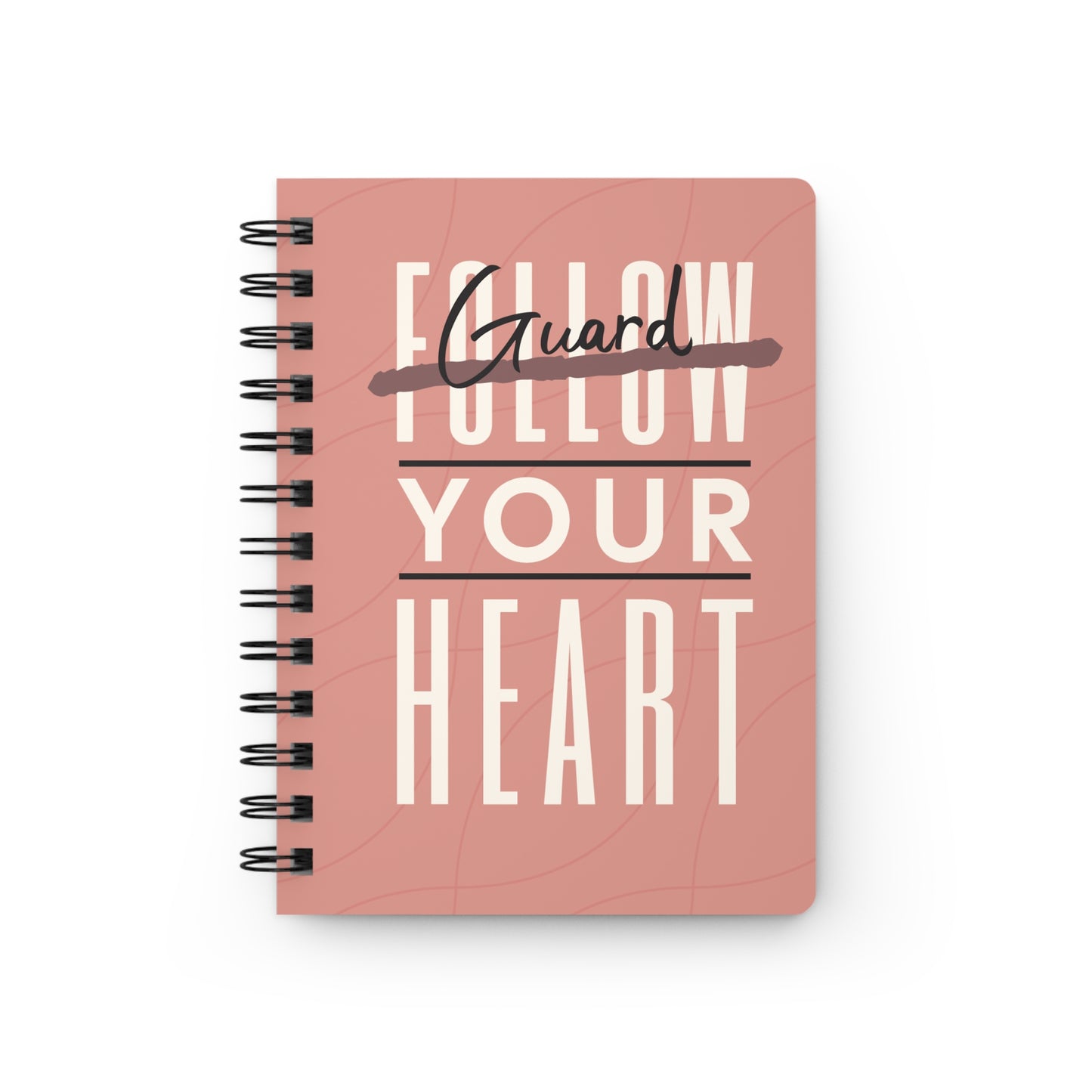 Guard Your Heard Spiral Bound Notebook
