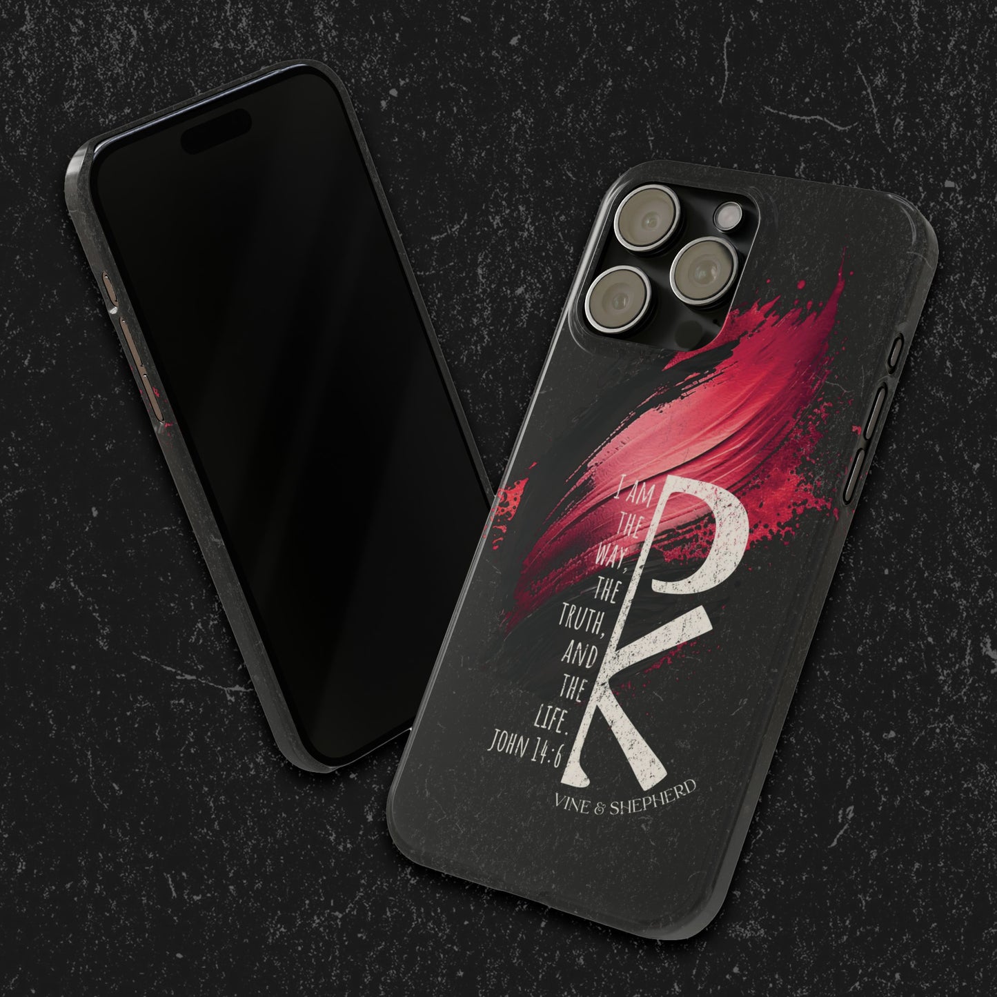 Chi Rho slim iPhone 15 Pro Max phone case