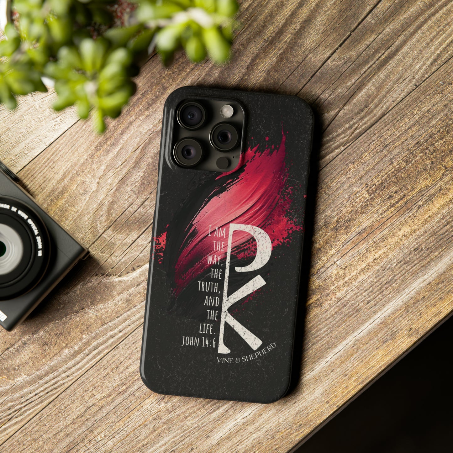 Chi Rho slim iPhone 15 Pro Max phone case