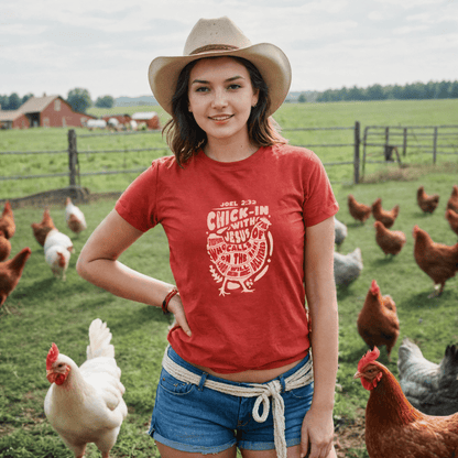 Chick-in With Jesus t-shirt