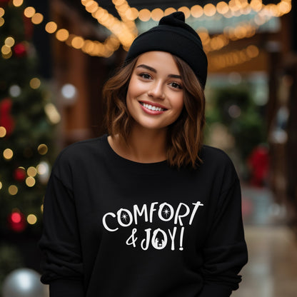 Comfort & Joy Sweatshirt in black