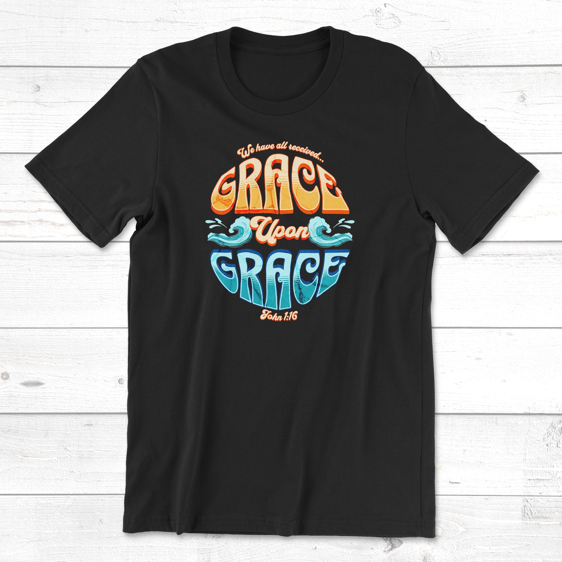Grace Upon Grace t-shirt in Vintage Black