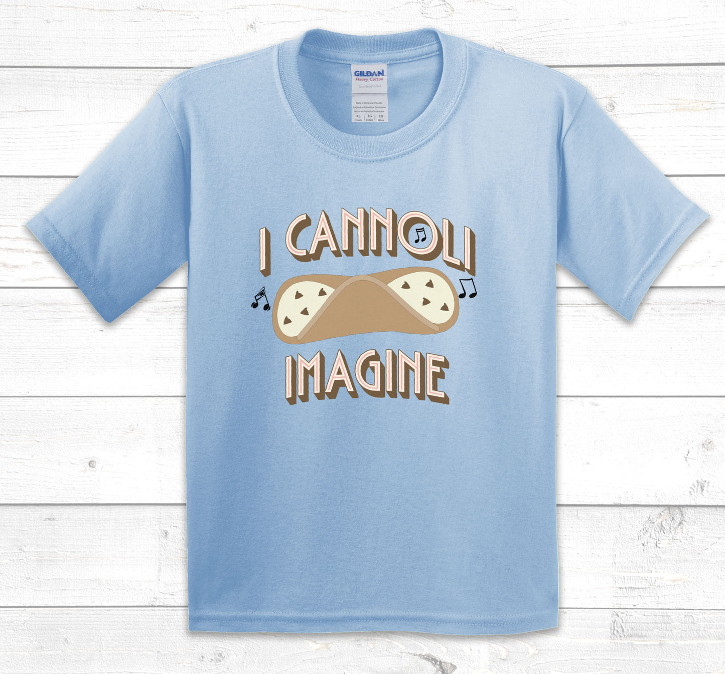 I Cannoli Imagine kids t-shirt in Light Blue