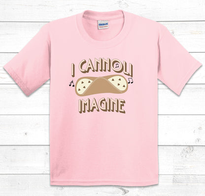 I Cannoli Imagine kids t-shirt in Light Pink