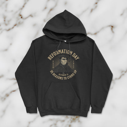 Reformation Day hoodie in black