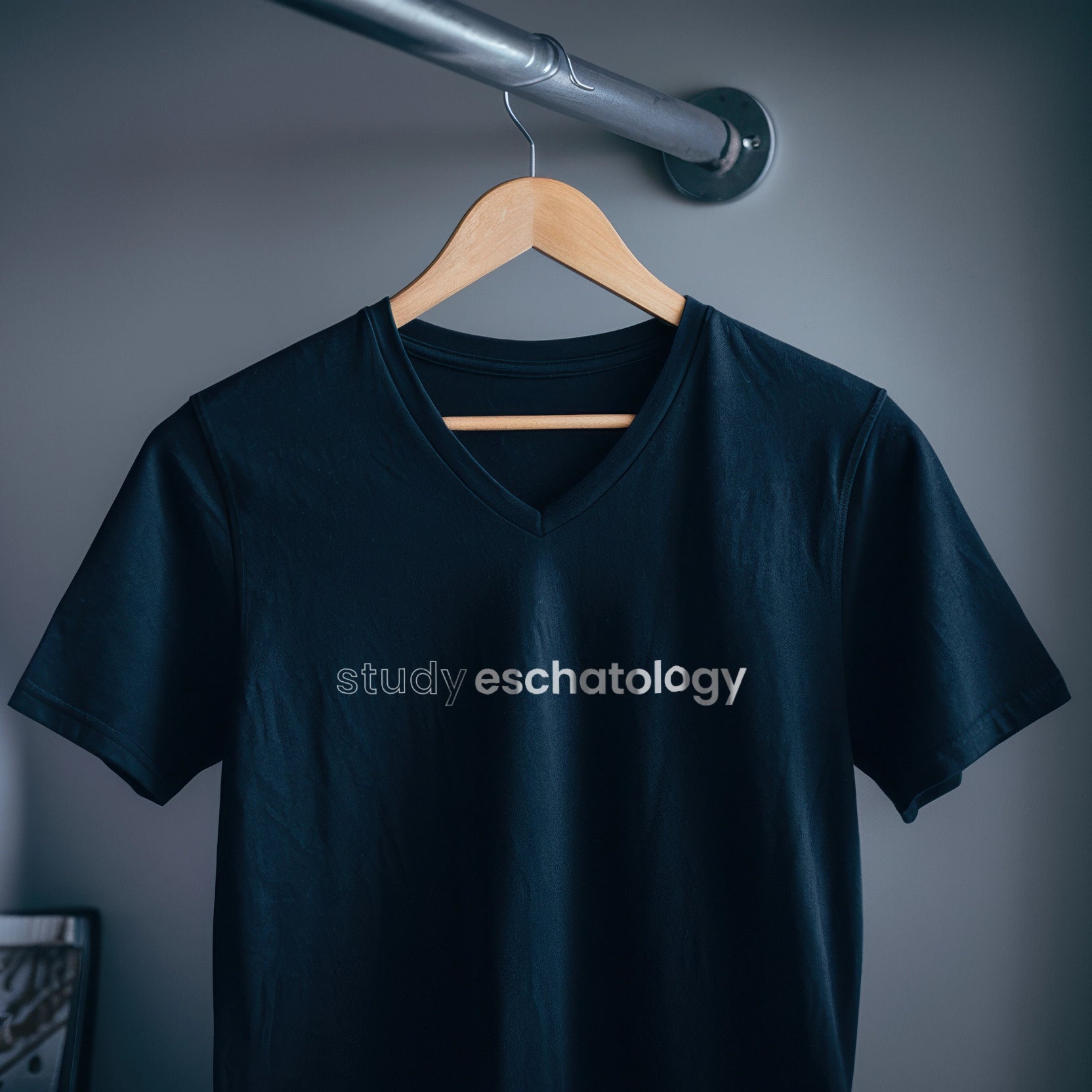 Study Eschatology V-Neck Tee